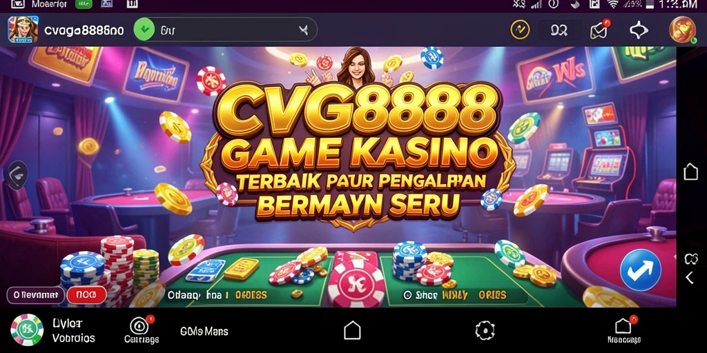 Tampilan antarmuka game Kasino CVG8888 yang menarik dan interaktif.