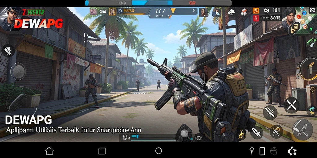 Screenshot utama DEWAPG menunjukkan antarmuka pengguna yang informatif dan menarik.