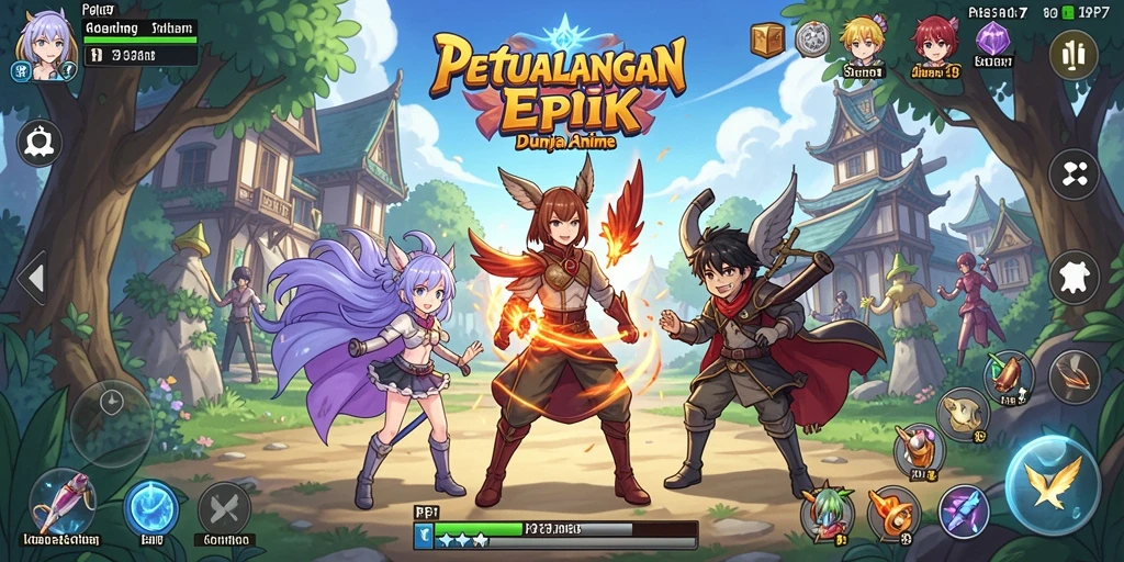 Gameplay menarik PP7 dengan karakter Anime yang terkenal.